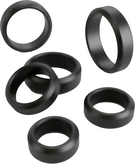 Cock & Ball Stretching Kit You2toys Set 6 Silicone Rings