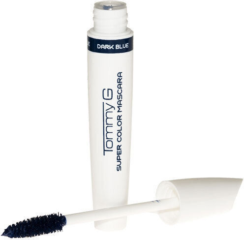 TommyG Super Colour Dark Blue Mascara for volume & Length Navy Blue 7ml