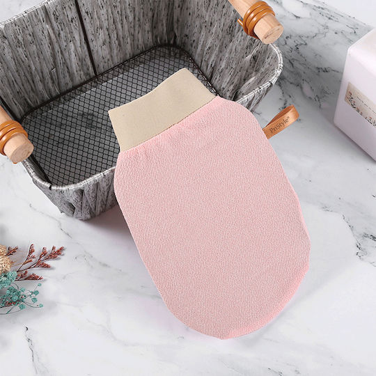 Set 5 Mănuși De Exfoliere Corporală – Îndepărtează Celulele Moarte Impuritățile Piele Netedă Moale Ideal Pentru Duș Baie Reutilizabile Roz Pristyle