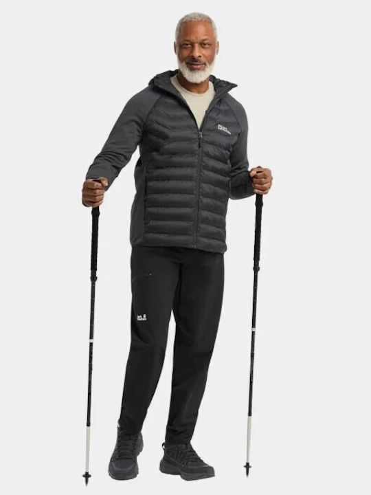 Jack Wolfskin Trail Men's Long Hiking Trousers Black
