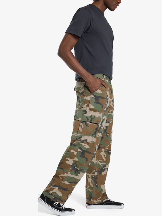 Men's Cargo Baggy Trousers Aluminum Camo