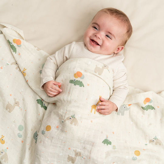 Done by Deer Swaddle Blanket 65x65cm 2 Pieces Done by Deer Swaddle Blanket 65x65cm 2 Pieces