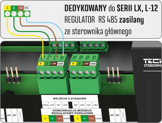 Tech Sterowniki R-X STRXBK Digital Thermostat für den Raum