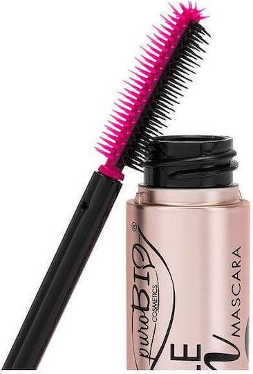 puroBio Cosmetics Mascara for volume, Length & Curling Coffee 10ml