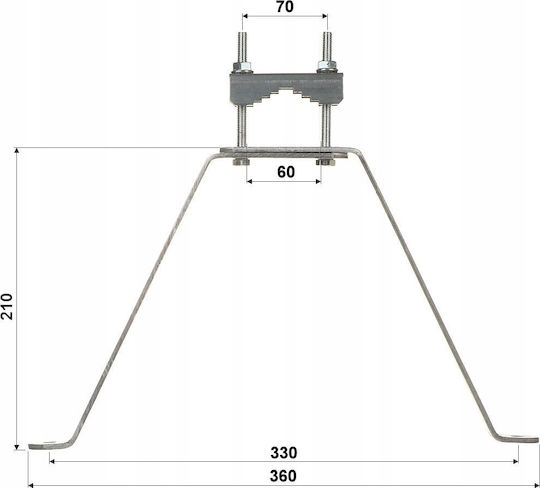 Delta OMP-60L22 Dish Base Satellite