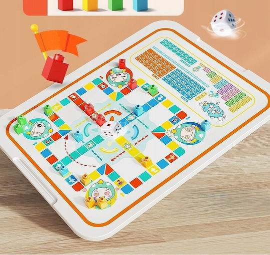 Lean Toys Τουβλάκια Τραπεζάκι 3 σε 1, για 3+ Ετών 55τμχ