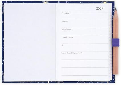 Legami Milano Teddy Bear Бяла Месечна Адженда 2027 Бяла 7x10см.
