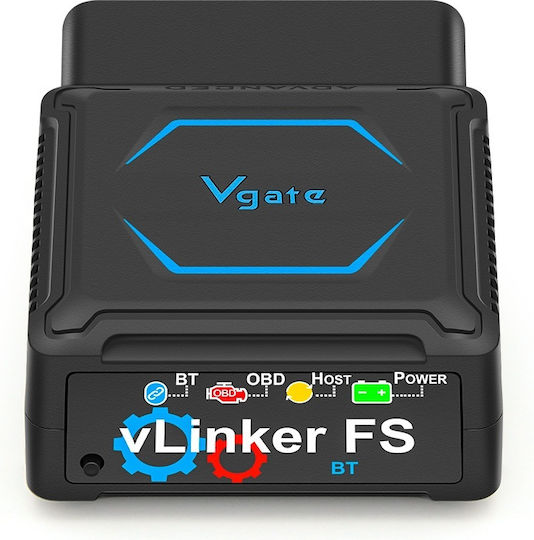 Vgate Vlinker Fs Bluetooth Obd2 – Professional Car Diagnostic Adapter Compatible Ios Android Windows Supports Forscan Ecu Programming Ms-can Protocols