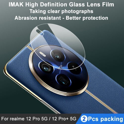 Imak Закалено Стъкло За Защита На Камерата Realme 12 Pro 5G 12 Pro+ 5G 2 Броя