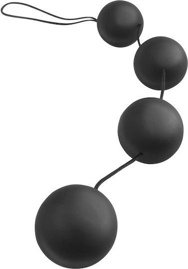 Pipedream Deluxe Vibro Set de Pluguri Anale Negre 4 Bucăți