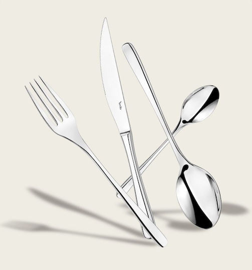 Verlo Lui Gabeln Tabelle Inox Silber 18.5cm