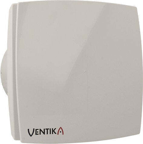 Ventika Επιτοίχιος Εξαεριστήρας Μπάνιου 100mm Λευκός