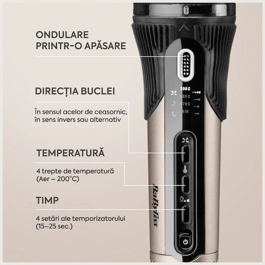 Babyliss Curler Style Secret Automat / Ondulator rotativ pentru bucle
