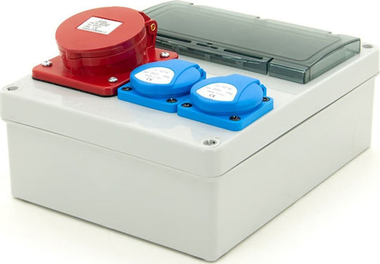 ELS Elektrotechnika Wall Mounted Waterproof Electrical Fuse Box H180xW230xD80mm