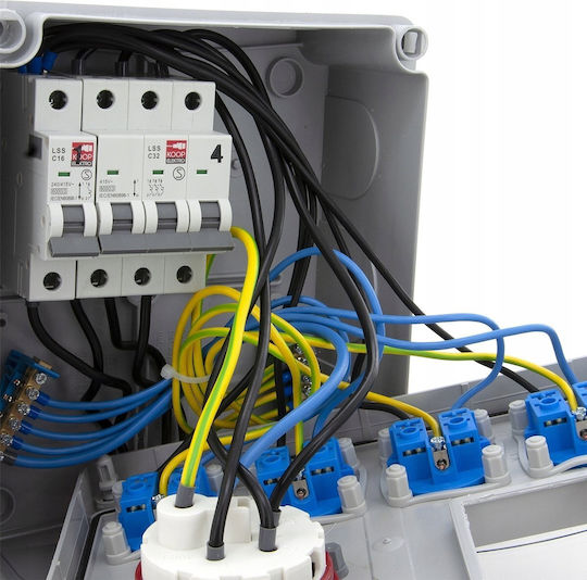 ELS Elektrotechnika Wall Mounted Waterproof Electrical Fuse Box P190xH240xW100mm