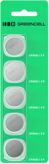 Green Cell Baterii Litiu Pentru Ceasuri CR1620 CR2025 3V 5 Buc