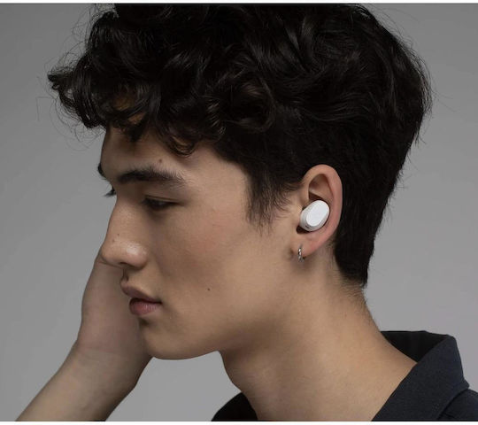 Skullcandy Dime 360 In-ear Bluetooth Handsfree Ακουστικά με Αντοχή στον Ιδρώτα και Θήκη Φόρτισης Λευκά