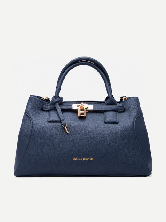 Fabric Women's Handbag Crossbody Navy Blue