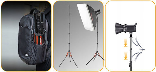 Kamerastative aus Aluminium bis 148cm und Belastbarkeit 2kg