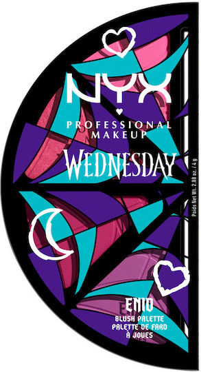 NYX Professional Makeup Wednesday Stained Glass Палет с Руж 2.88гр