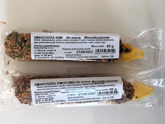 Dako-Art Τροφή σε Stick για Πτηνά 60gr