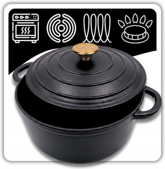 Atusa Плитка Тенджера от Чугун 4lt / 24cm
