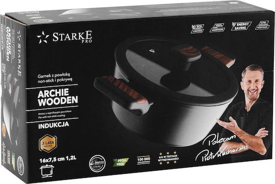 Starke Pro Archie Плитка Тенджера от Алуминий на Пара 1.2lt