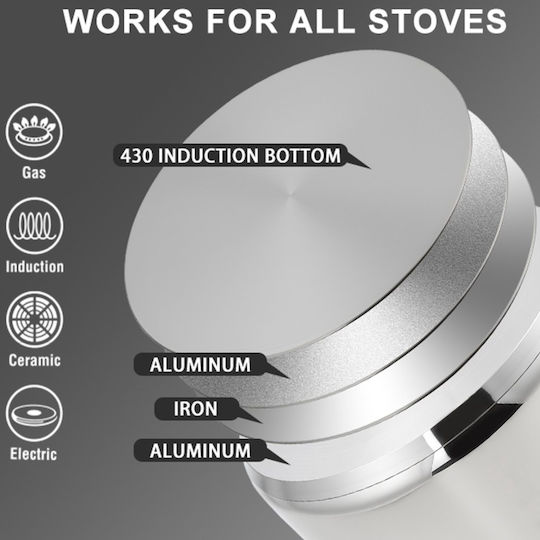 Swiss Haus Stainless Steel Shallow Steamer Pot 6lt / 20cm
