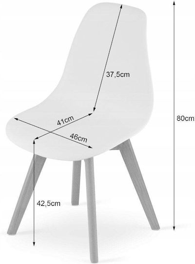 Kito Ess- und Küchenstühle aus Polypropylen Transparente