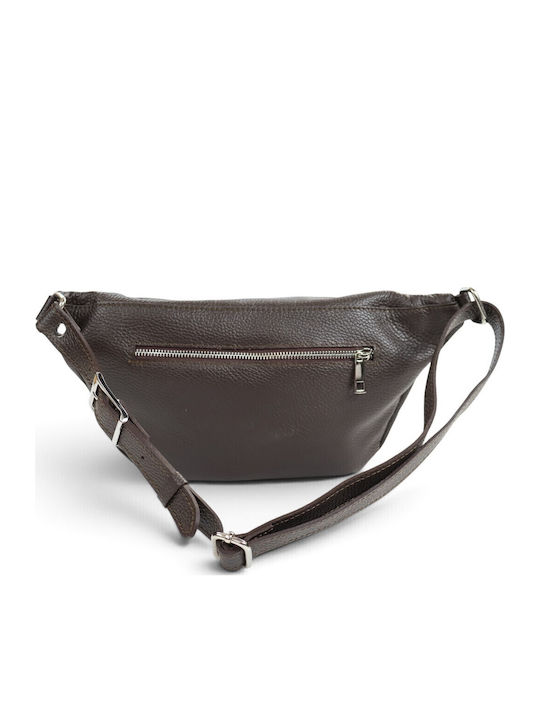 Leather Bum Bag Brown