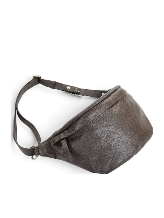 Leather Bum Bag Brown