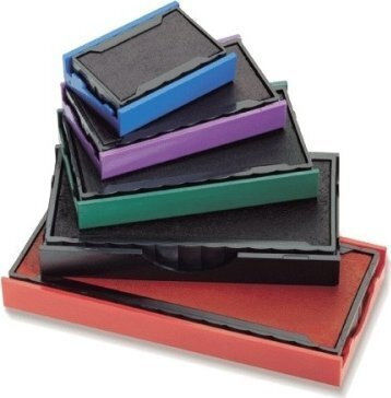 Trodat Printy 4911 Rectangular Self-Inking Text Stamp with Elements and Blue Ink