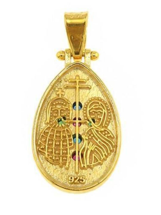 Drandakis Charm Φυλαχτό από Επιχρυσωμένο Ασήμι Drandakis Charm Φυλαχτό από Επιχρυσωμένο Ασήμι