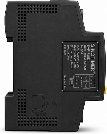 Sinotimer Instrument de Măsură pentru Panou Electric Digital pe Șină Monofazat