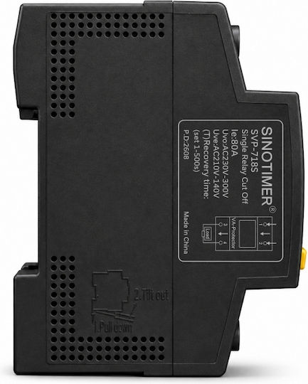 Sinotimer Instrument de Măsură pentru Panou Electric Digital pe Șină Monofazat