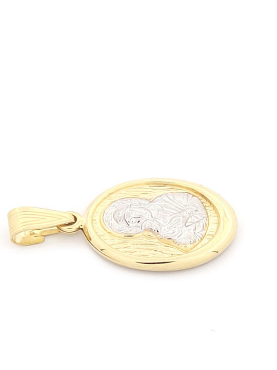 Charm Talisman Göttliche Mutter aus 14K Gold