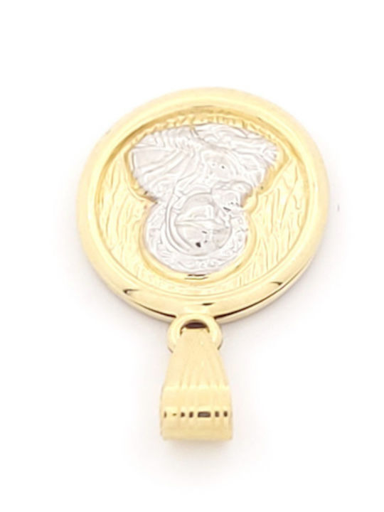 Charm Talisman Göttliche Mutter aus 14K Gold