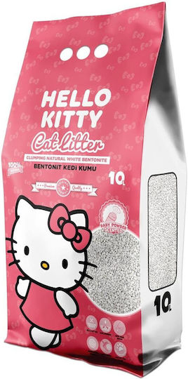 Sanicat Katzenstreu Bentonit mit Duft Babypuder 10lt