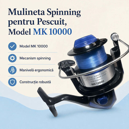 Mk 10000 Mulinetă de pescuit pentru Spinning
