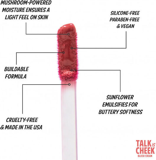 theBalm Talk Is Cheek Flüssiges Rouge Σάπιο Μήλο 4ml