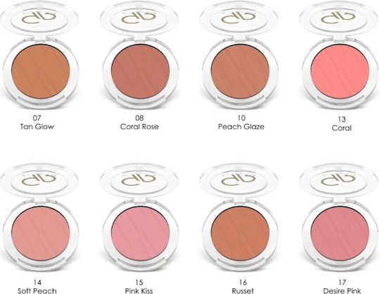 Golden Rose Pulver Rouge & Blush 08 Korallenrose 7gr