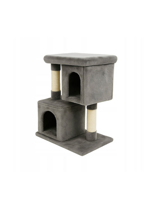 Pets Collection Kratzbaum Katzenbaum Beiges 2 Ebenen 30x40cm