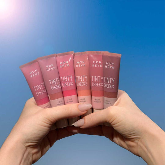 Mon Reve Tinty Cheeks Blusher Flüssiges Rouge 01