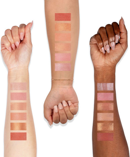 Profusion Cosmetics 6 Shade Blush Palette Παλέτα με Ρουζ 10.4gr