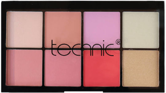 Technic Blush & Highlight Palette Palette mit Ρουζ 32gr