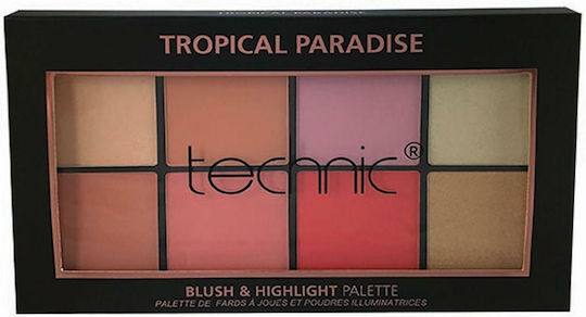 Technic Blush & Highlight Palette Palette mit Ρουζ 32gr