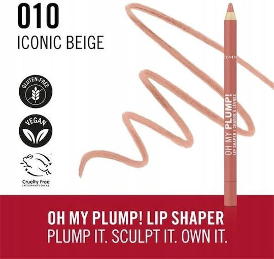 Rimmel Lip Pencil #010 Iconic Beige