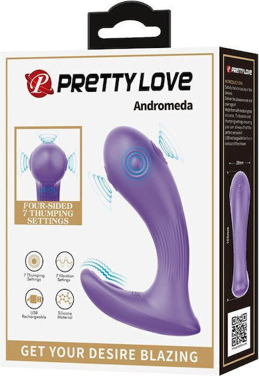 Pretty Love Double Vibrator Purple