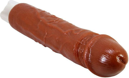 Pretty Love Realistic Vibrator with Remote Control Brown