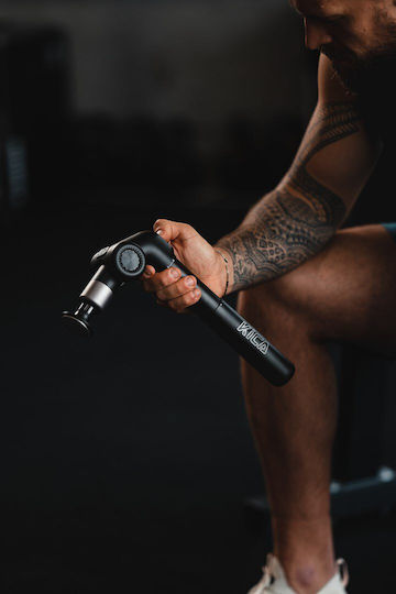 Massage Gun for the Head with Vibration and Heating Function Black
